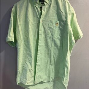 Ralph Lauren Light Green Casual Button Down Shirt